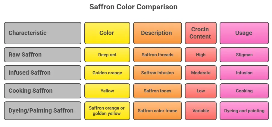 saffron is what color