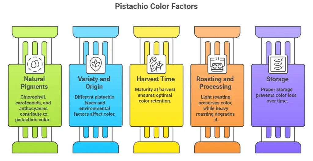 pistachio color reasons