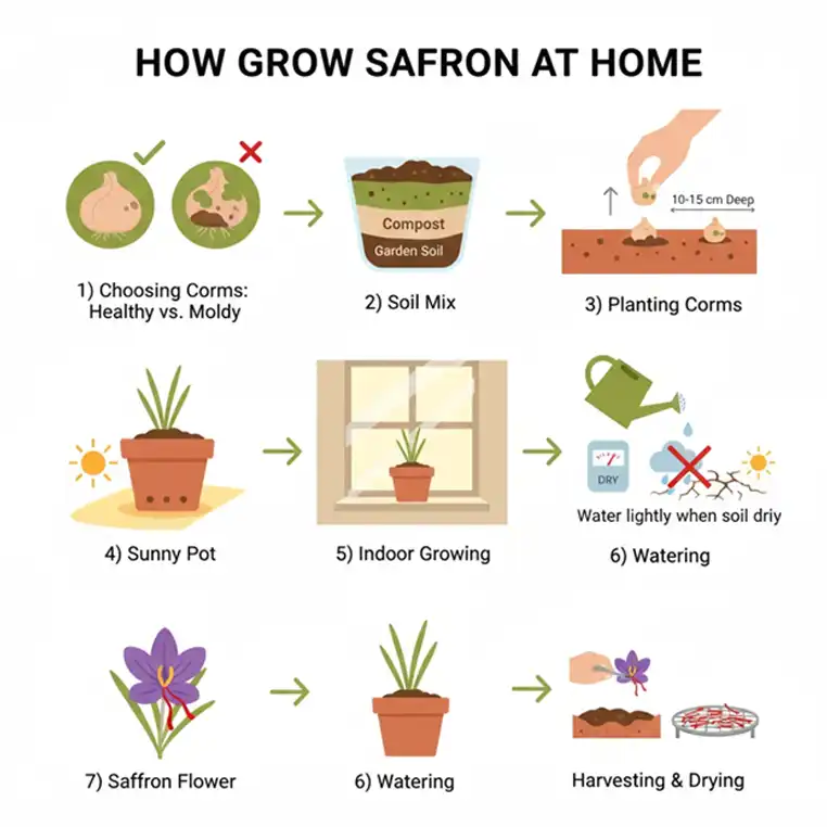 How to Grow Saffron.
